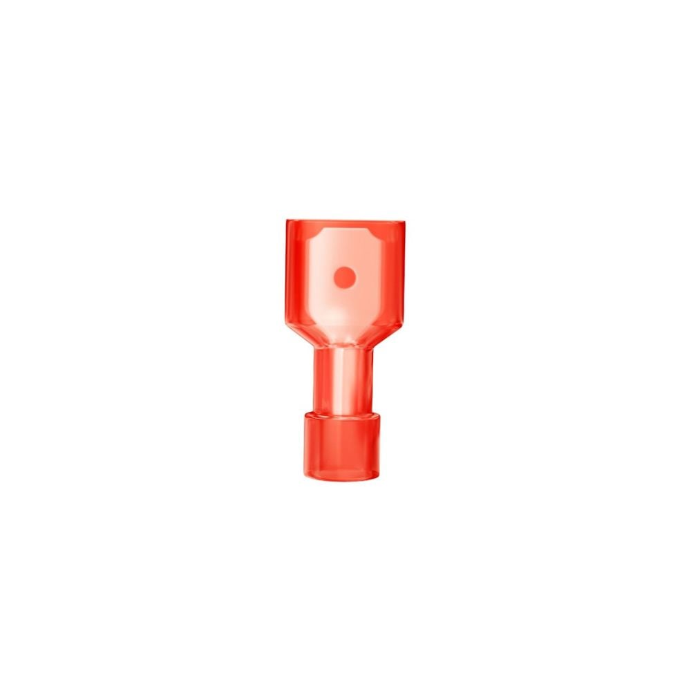 Terminal Macho Total Isolado NL Vermelho Sforplast - 0,5x1,5MM 100 Peças | 4799
