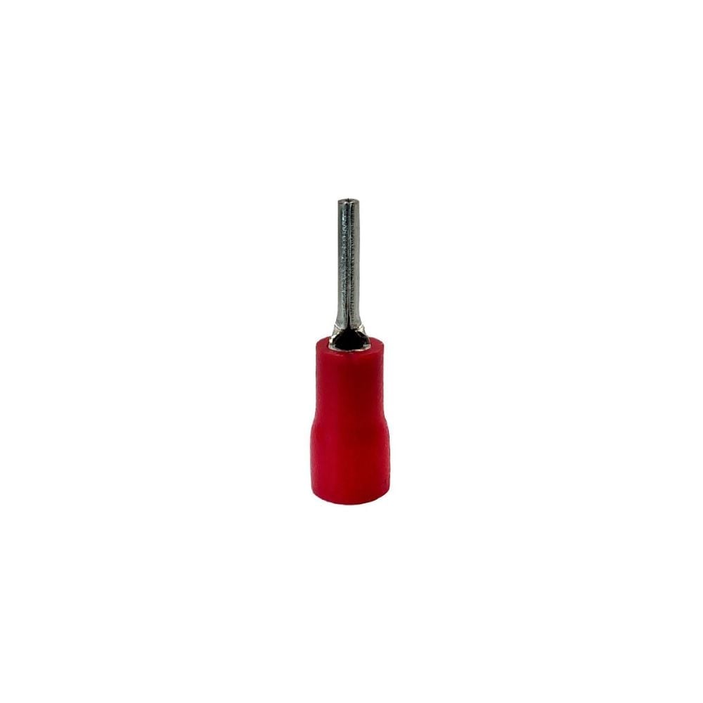Terminal Pino Pré-Isolado Sforplast Vermelho - 35MM C17 25 Peças | 6315