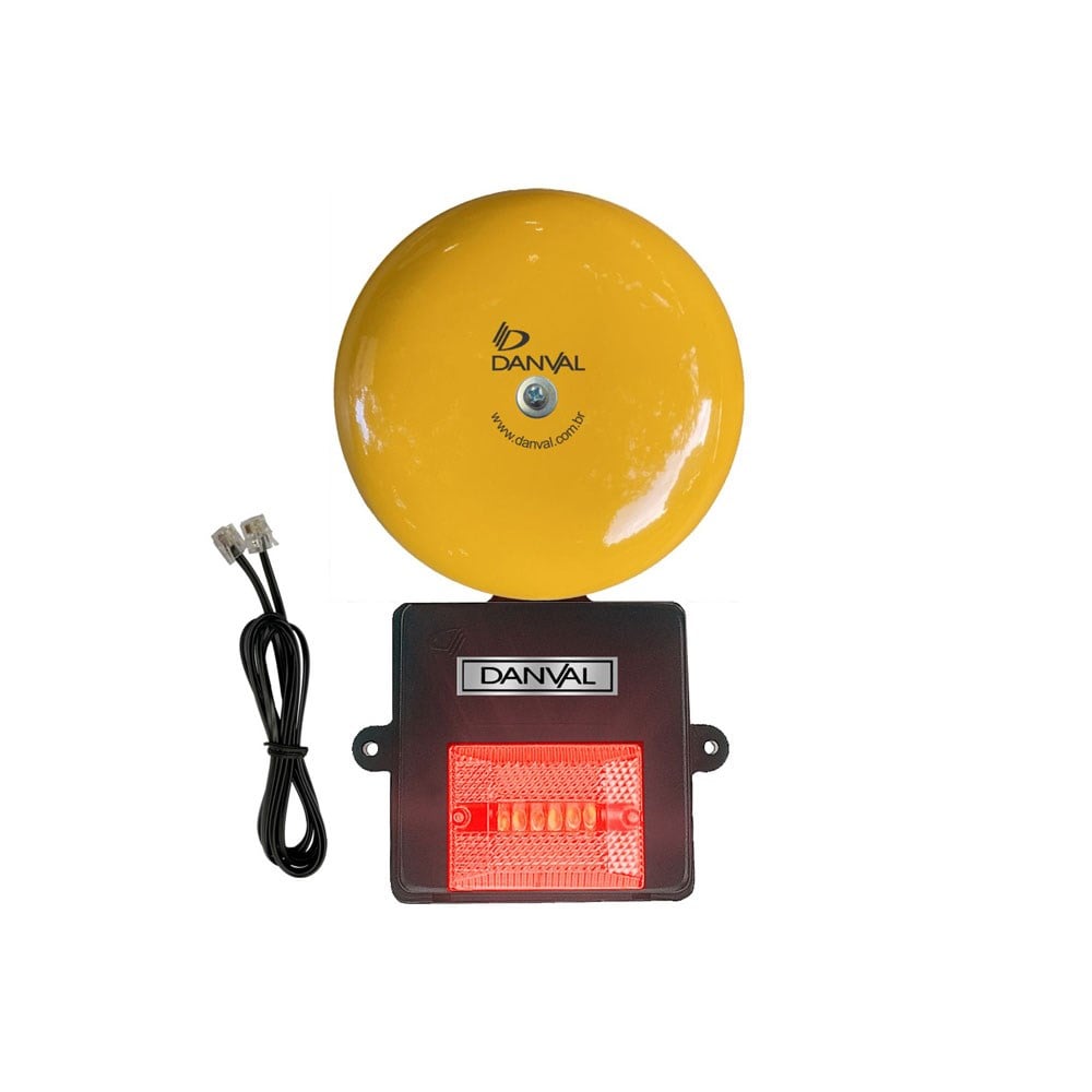 Campainha para Telefone Danval com LED Profissional 6" Bivolt CF10.4