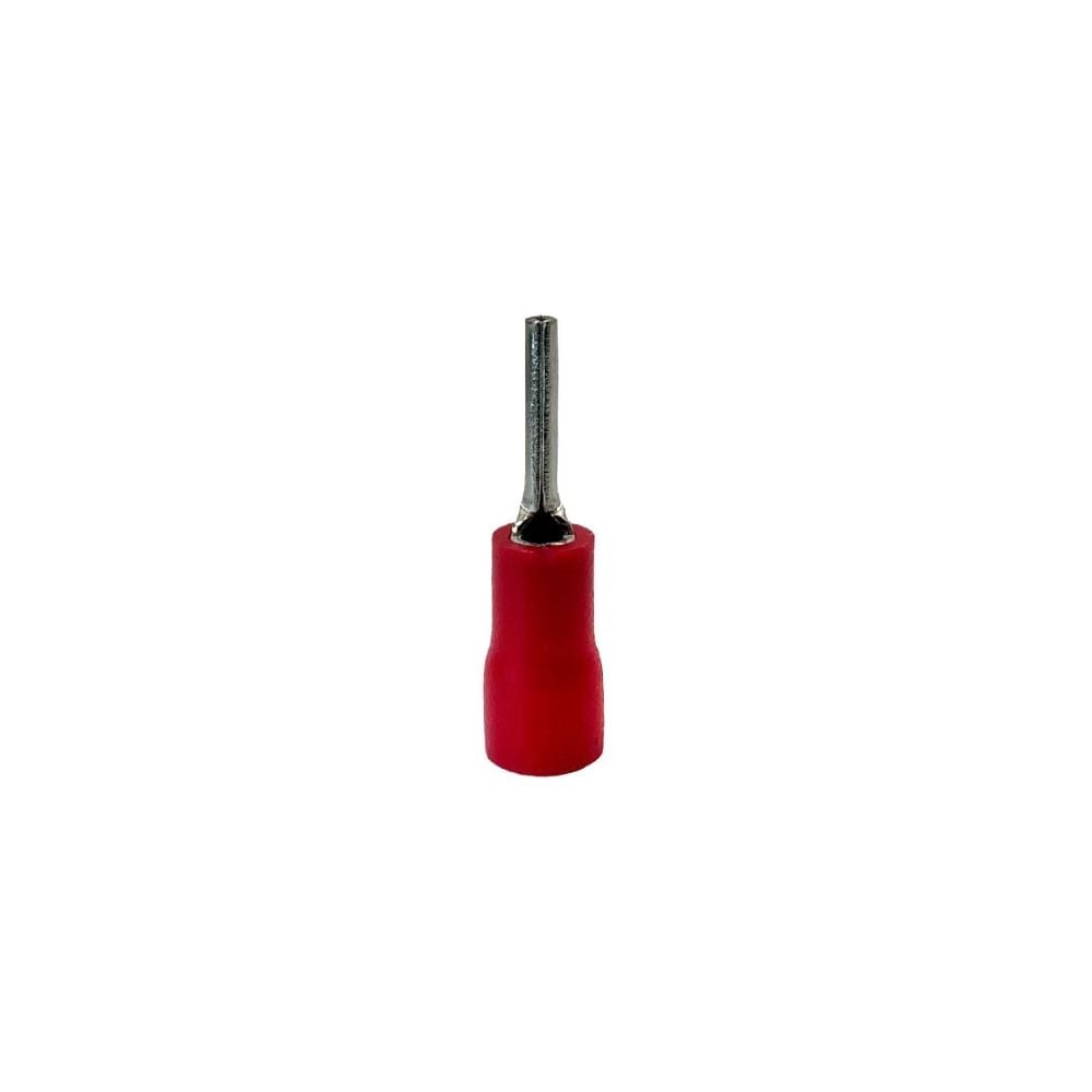 Terminal Pino Sforplast Pré-Isolado Vermelho - 10MM C15 50 Peças | 6309
