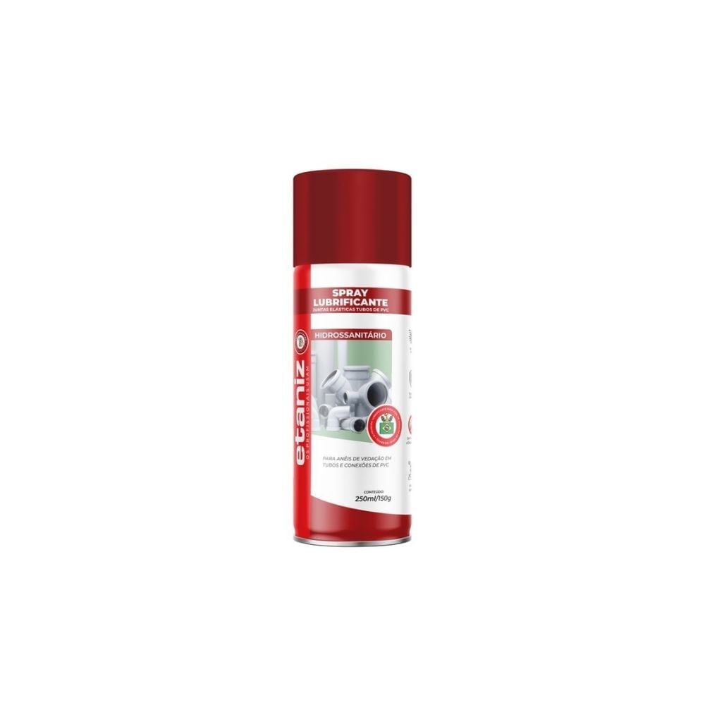 Spray Lubrificante Etaniz para Juntas Elásticas 250ml/150g | 7271
